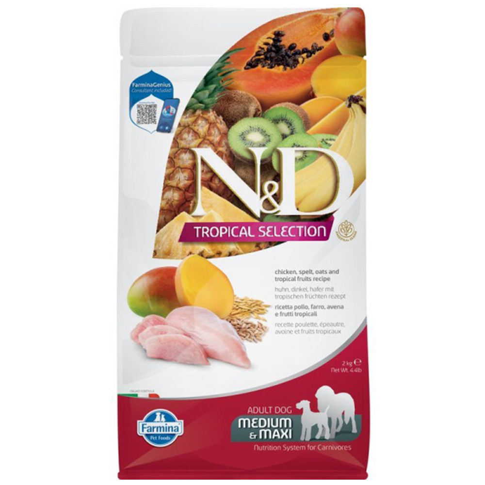 N&D Tropical Selection Dog Chicken Adult medium/large 2kg