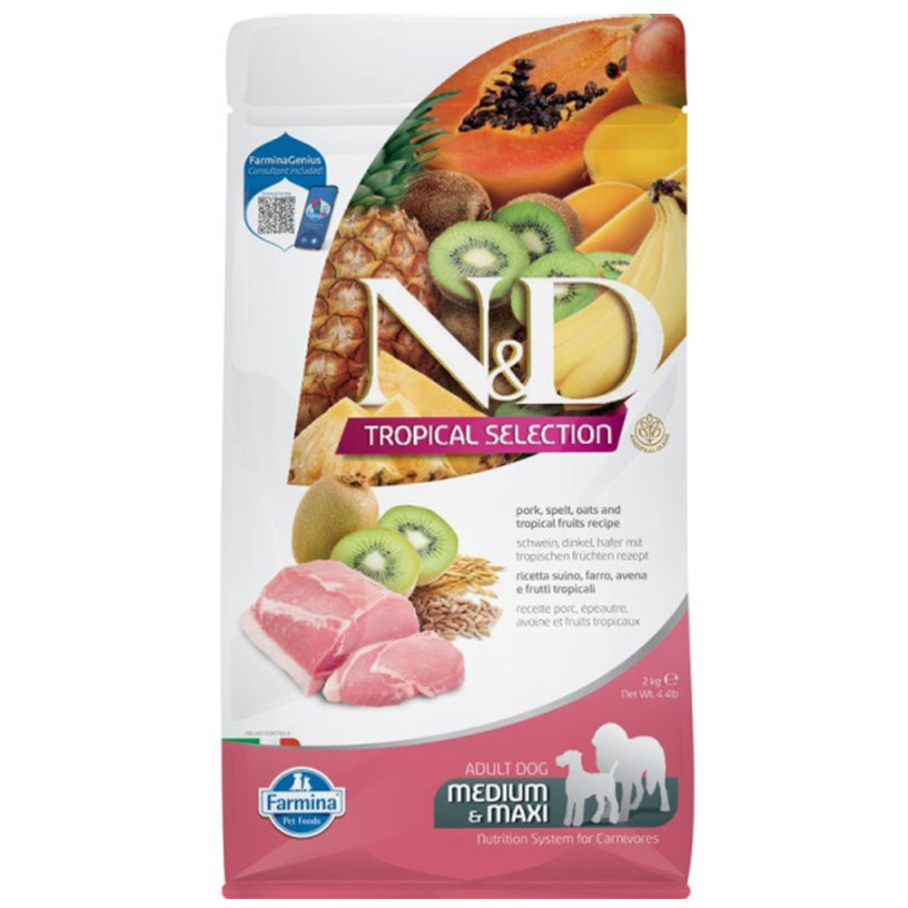 N&D Tropical Selection Dog Pork Adult Medium/large 2kg