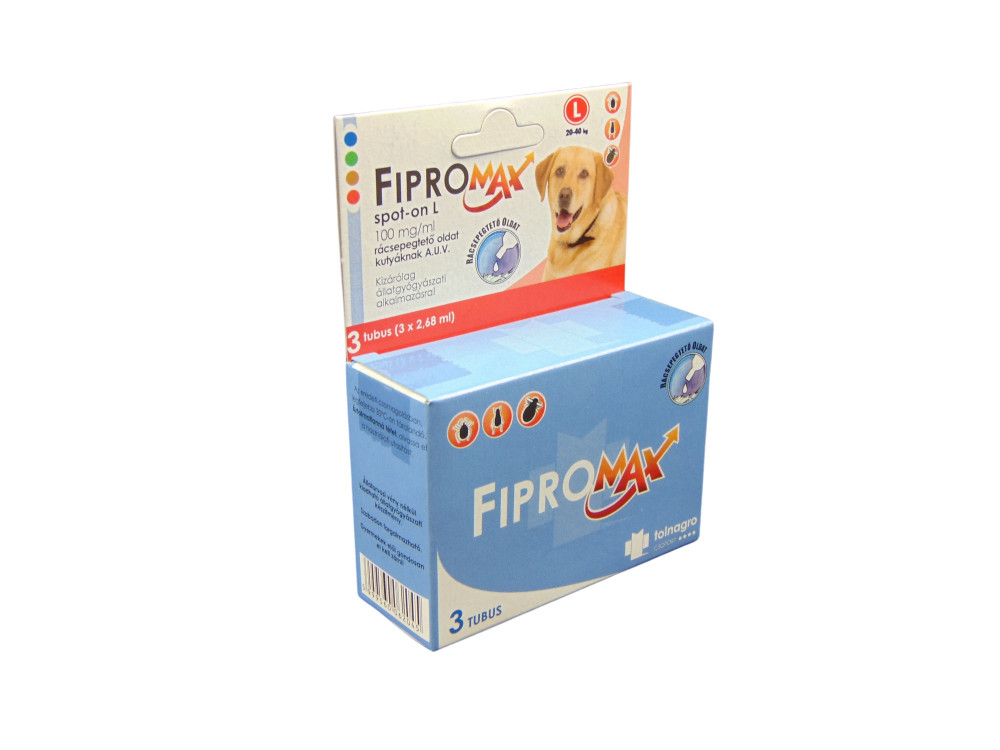 Fipromax Spot-On kutyáknak L 20-40kg 3db